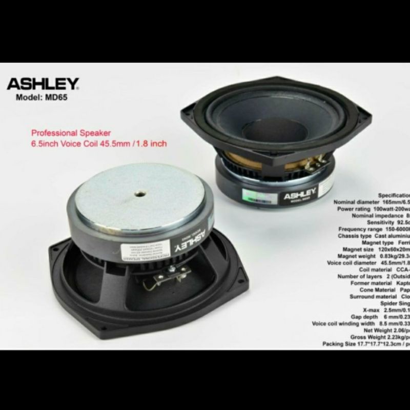 spiker ashley 6inch komponen SPIKER ASHLEY MD65