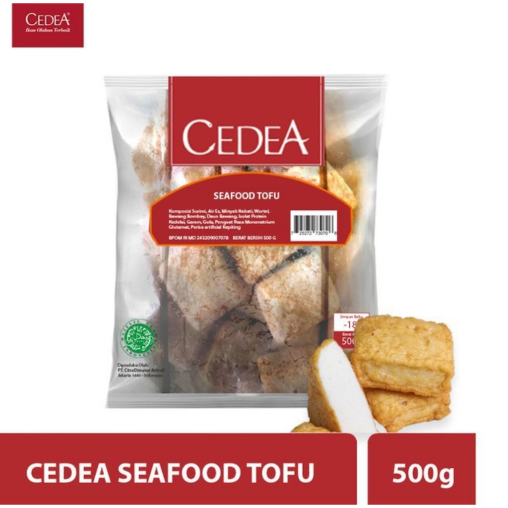 

Cedea Seafood Tofu 500gram