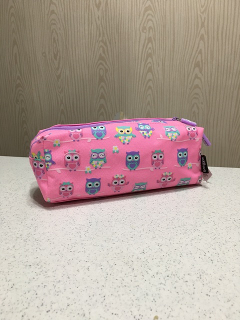 Smiggle Pencil Case Soft Original Pink Owl