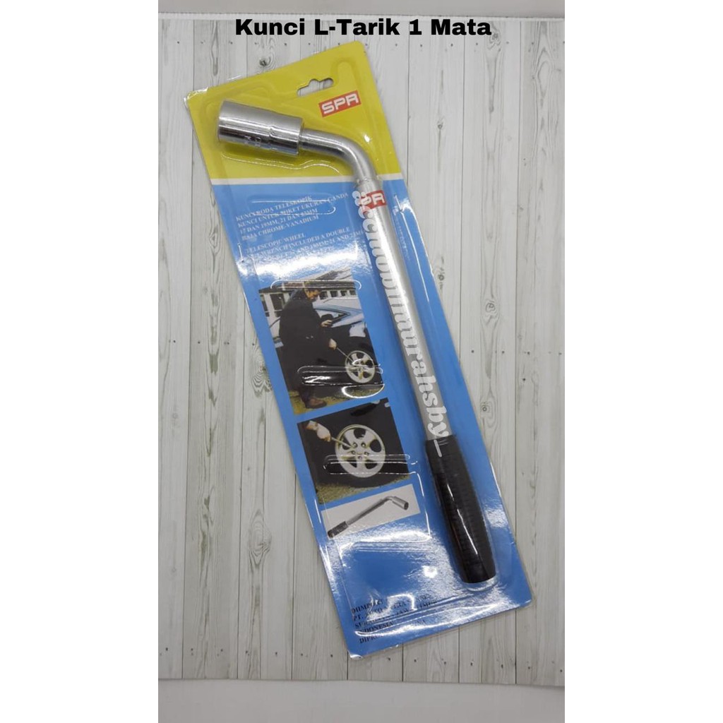 Kunci Roda Velg Mobil - L Tarik - Shock 19 &amp; 21 Bolak Balik