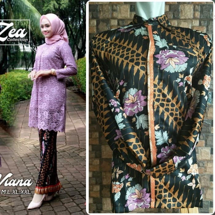 couple kebaya brukat viana kurung dan kemeja batik panjang terlarisss