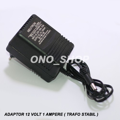 Dijual Adaptor 12 Volt 1 Ampere Diskon