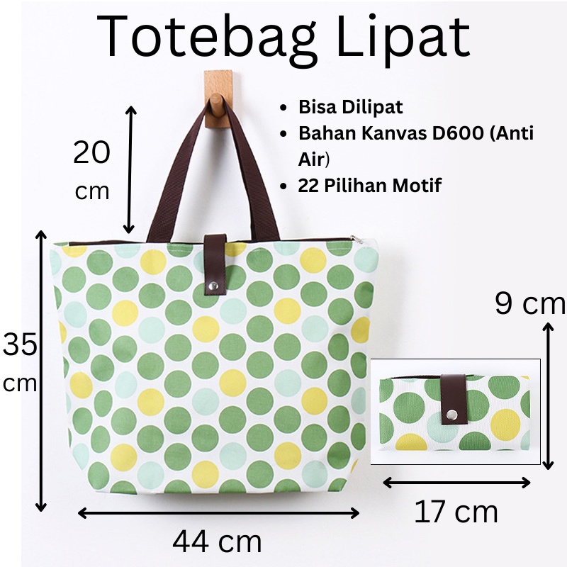 TB312 - Totebag Resleting Totebag Wanita Totebag Aesethetic Tas Belanja Tote Bag Lipat Totebag Anti Air Totebag Kanvas