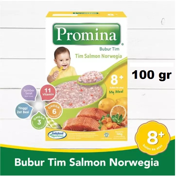 Promina Bubur Tim Salmon Norwegia 8 100 Gr Shopee Indonesia