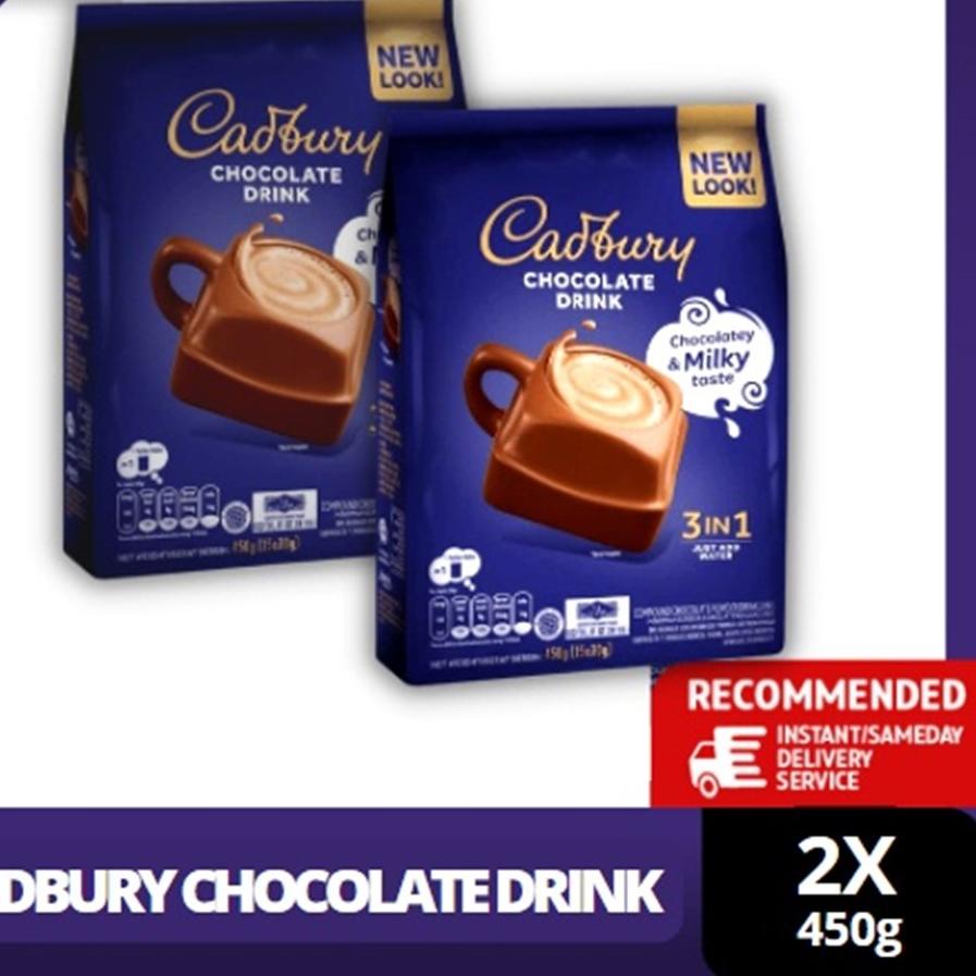 

DISKON BRANDS FESTIVAL Cadbury Minuman Cokelat 3 in 1 2 x 450 gr buruan