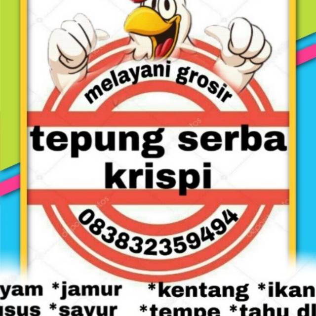

Tepung serba krispy