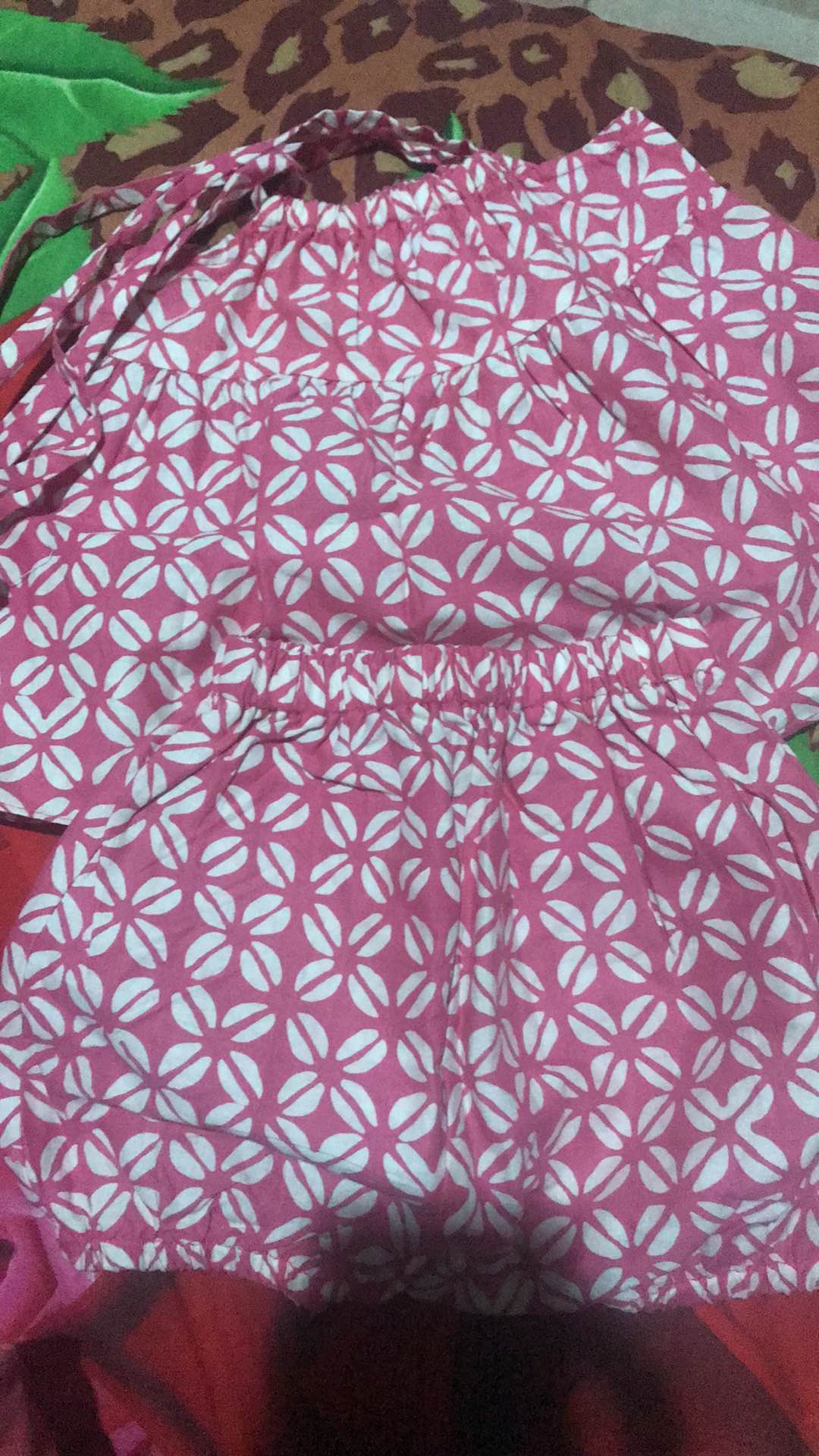 Poppin Babies - Emma Set Dress + Bloomer Bayi Batik