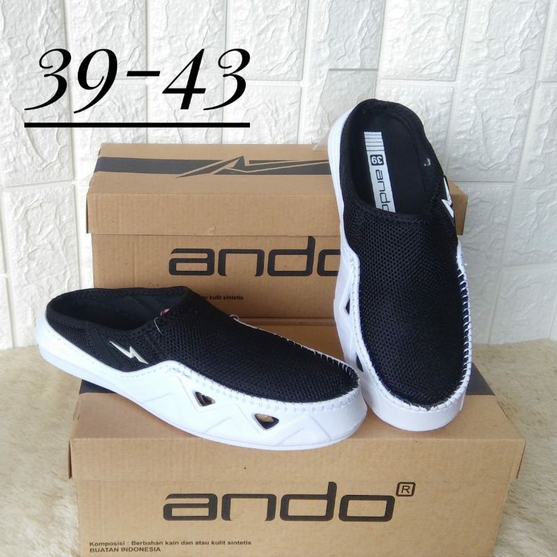 Sepatu slip on ando