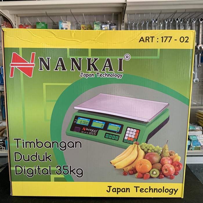 Timbangan Digital Duduk NANKAI 35KG Timbangan Meja Buah Sayur