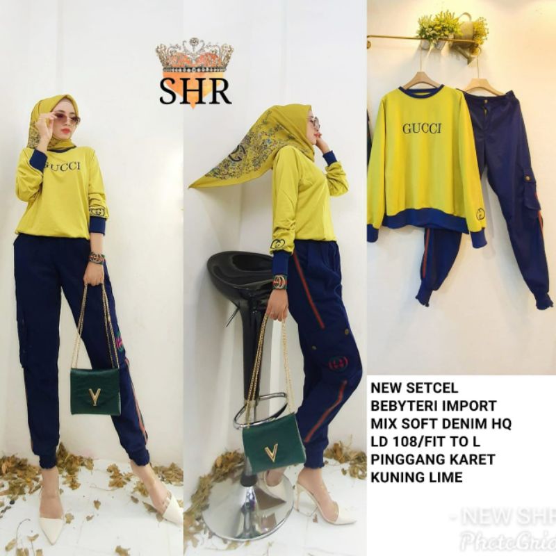 NEW SHR TWO ONE SET JOGGER ORI