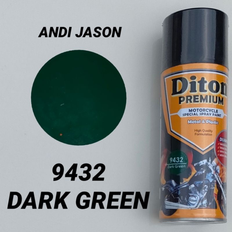 DITON PREMIUM CAT SEMPROT TAHAN BENSIN 400CC NO 9432 DARK GREEN