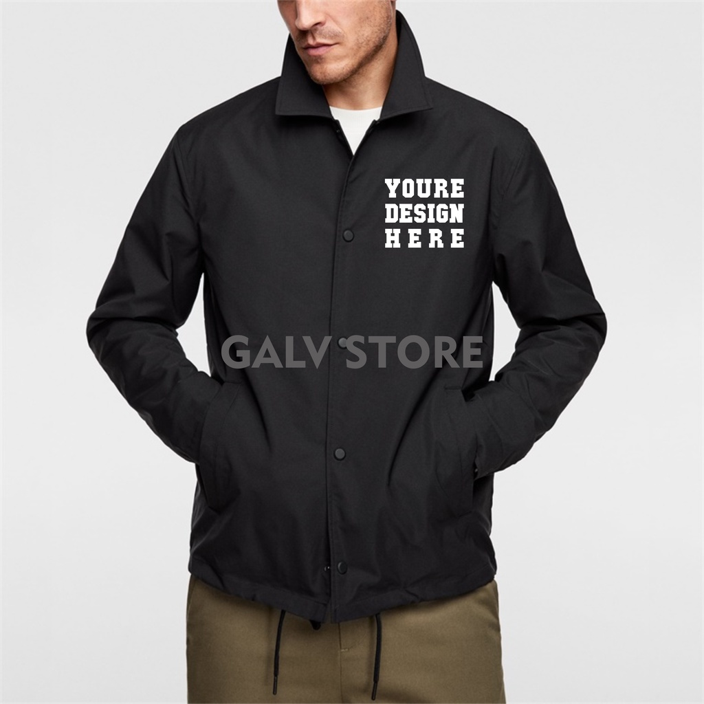 COACH JAKCET / COACH JACKET CUSTOM DESAIN SENDIRI