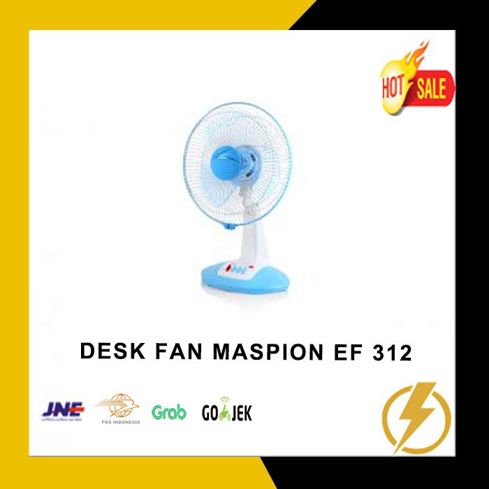 Kipas Angin Duduk/Desk Fan Maspion EF 312 2 in 1 (12 Inch)