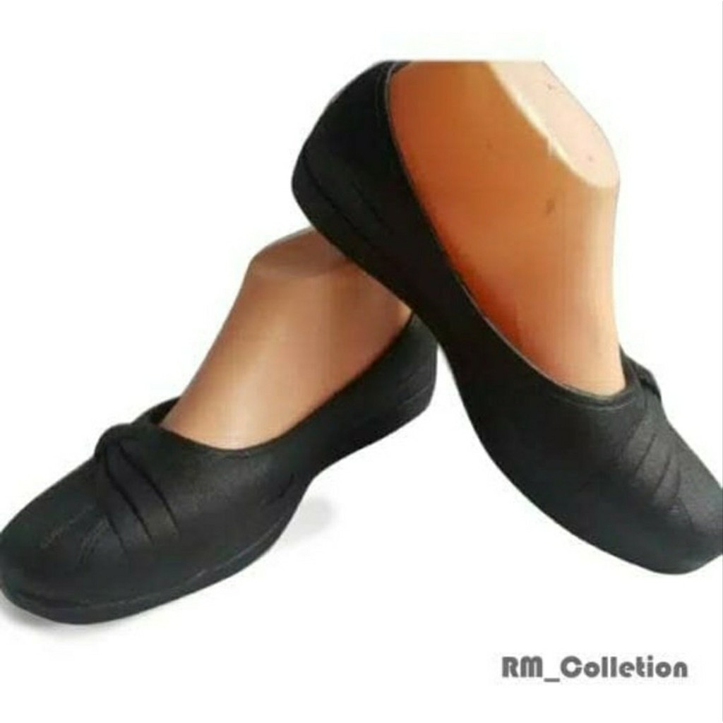 flat shoes wanita  sepatu  karet  wanita  belair 2010 Shopee  
