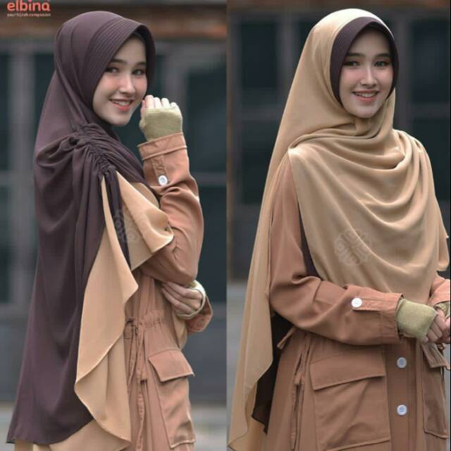 KHIMAR MULTI TALENTA seperti elbina hijab