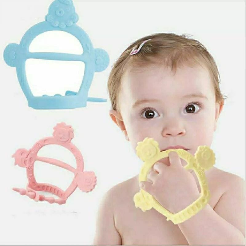 Teether bayi silikon/ Teether Gelang silicone/ Gigitan Bayi Bentuk Gelang fruit