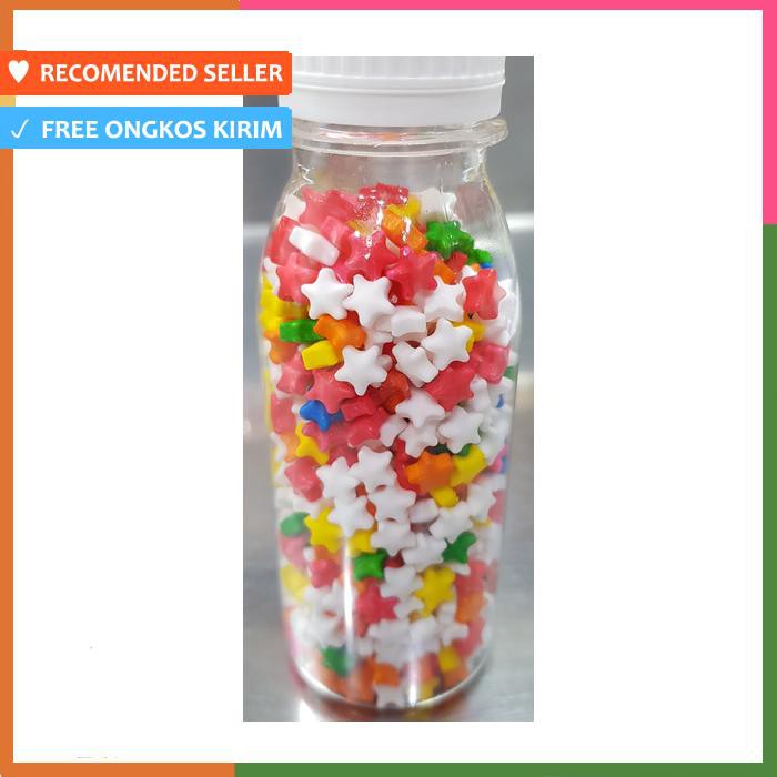 SPRINKLE BINTANG / EDIBLE STAR SPRINKLES / GULA HIAS SPIKEL KUE CAKE