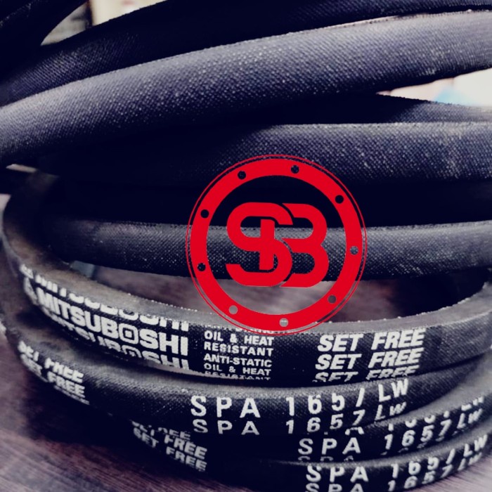 V BELT SPA 1657 / SPA1657 MITSUBOSHI