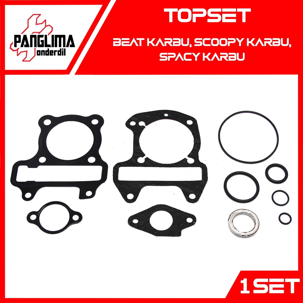 Topset Honda Beat Karbu &amp; Spacy Carbu Awal-Old &amp; Scoopy Lama Top Set Paking-Packing-Gasket Kit