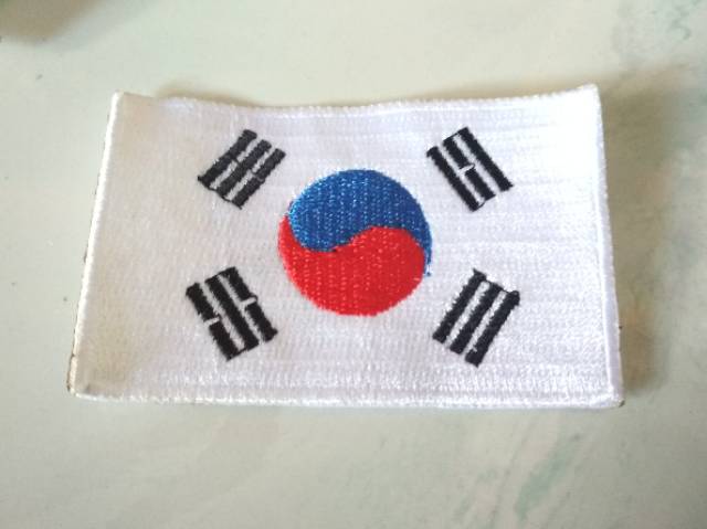 Emblem patch bordir korea selatan