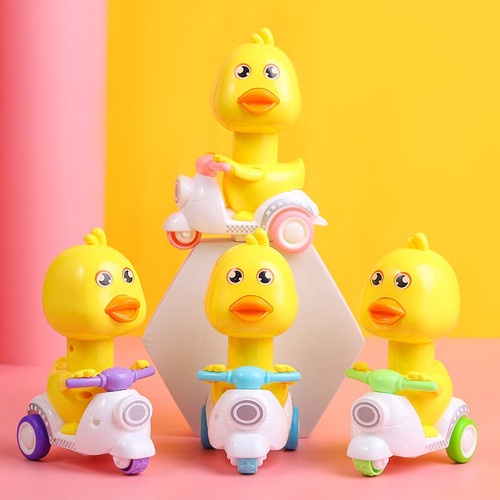 Mainan Anak Bayi Tekan Mainan Bentuk Bebek Sepeda Motor Vespa Bisa Untuk Hadiah Anak