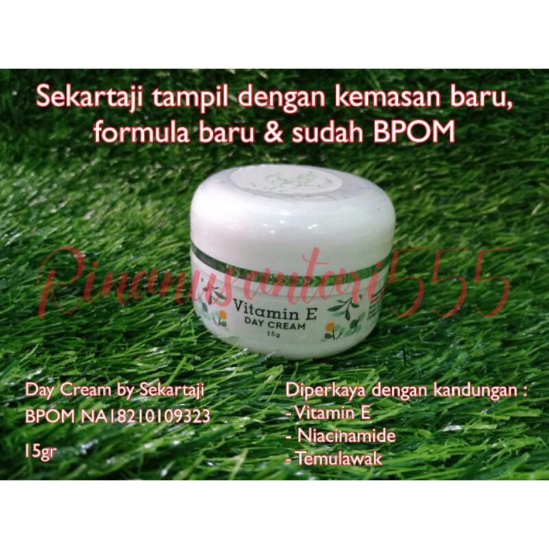 Day Cream/Vitamin Temulawak/Ndezt By Sekartaji BPOM Kemasan Baru