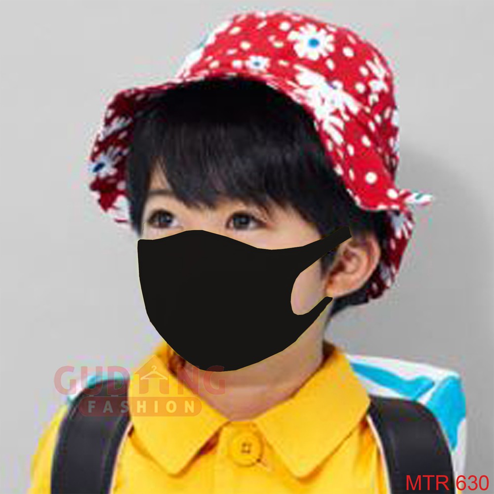 Masker Anak Korea Style Kain Scuba