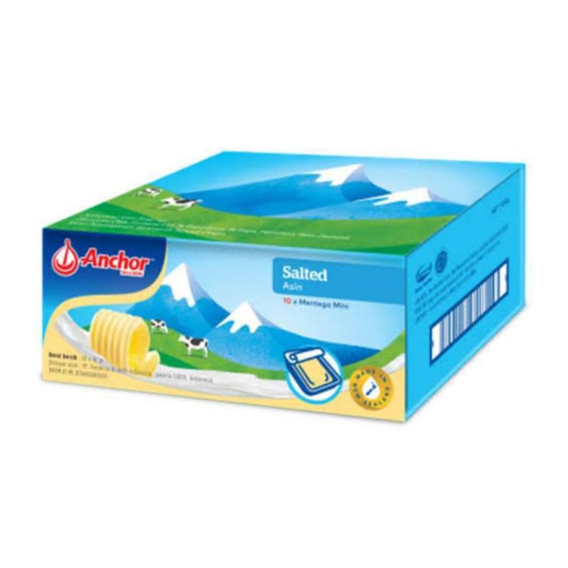Anchor Salted Butter - Mentega Asin 10X7g [70g]