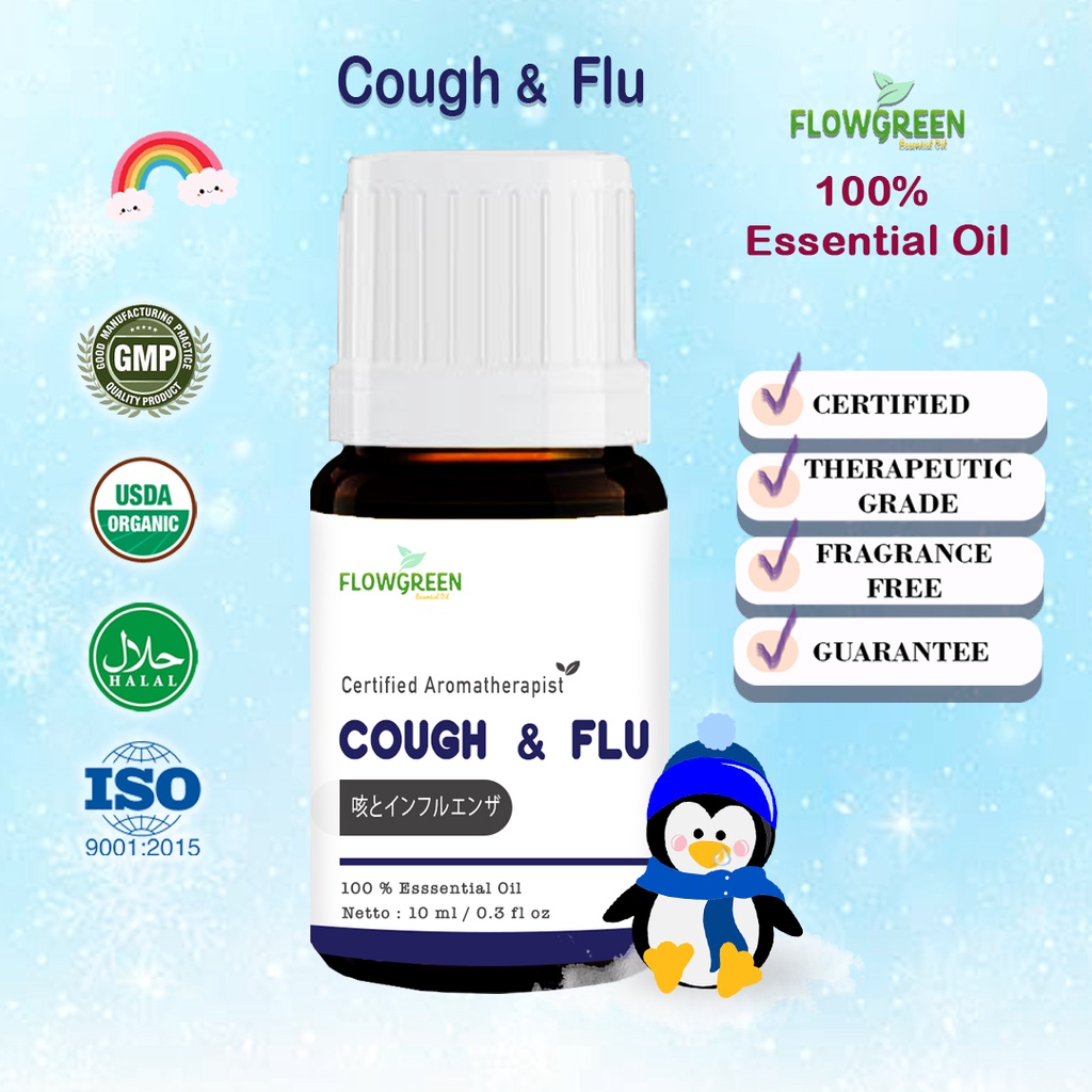 FLOWGREEN COUGH &amp; FLU ESSENTIAL OIL DIFFUSER HUMIDIFIER