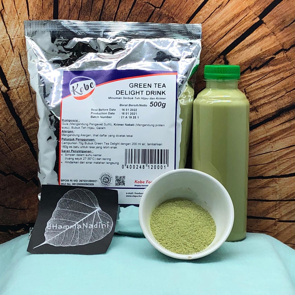 

Green Tea Delight Drink kobe 1/2 kg / matcha ice blend 500 gr / serbuk teh hijau / latte