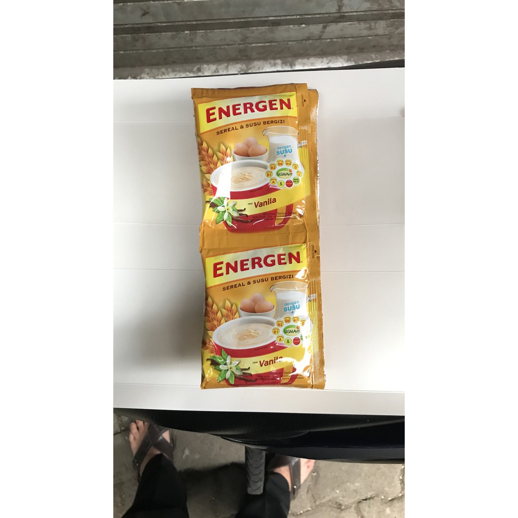 

PROMO ENERGEN VANILA 1 RENCENG 10 SACHET PCS SEREAL VANILLA DUS 29G 29GR TERMURAH