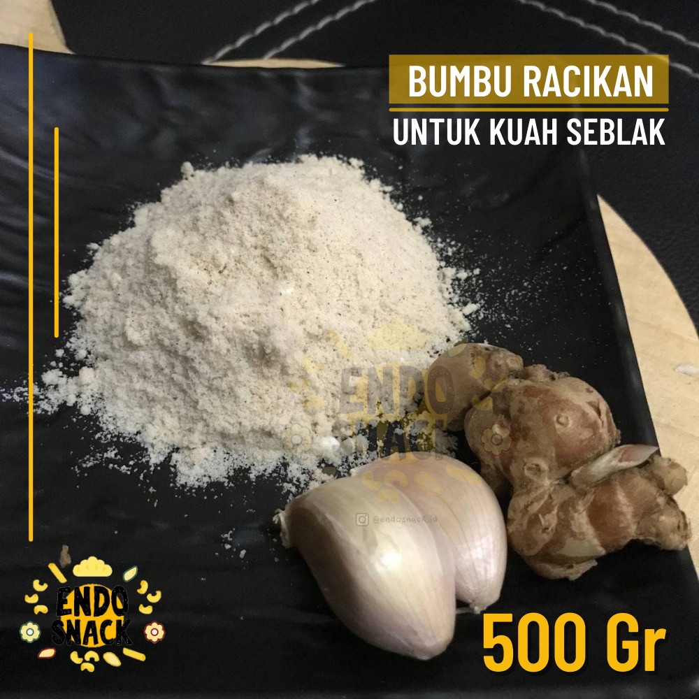 500gr BUMBU SEBLAK bumbu penyedap racikan untuk seblak dengan CIKUR Khas Dari ENDOSHOP