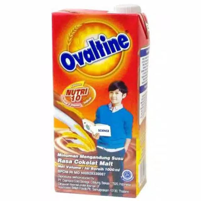 Ovaltine choco malt uht 1000 ml