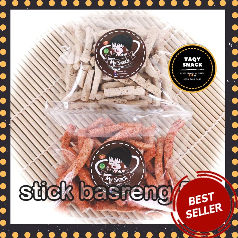 

[✨Best Seller Taqy Snack✨] Stick Basreng Mini Ori Pedas 40g