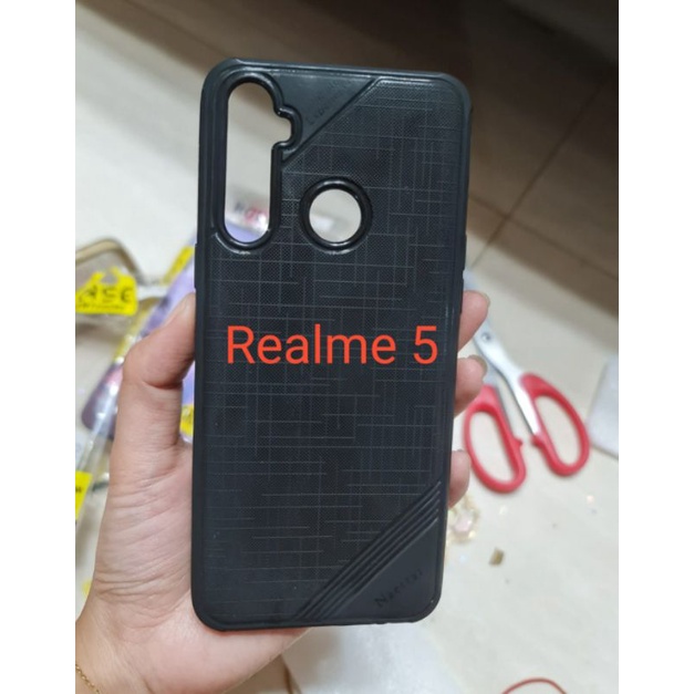 Softcase Silikon Carbon Realme 5 Realme 5i Realme 5S