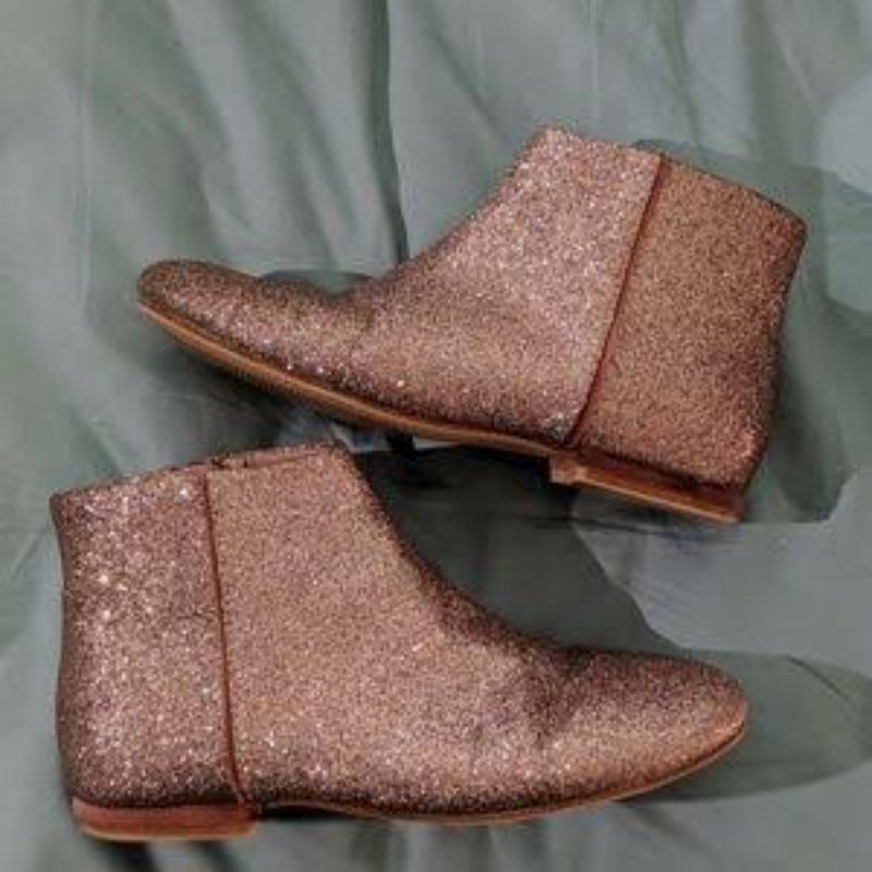 sepatu boots anak glitter shoes zara girls kid