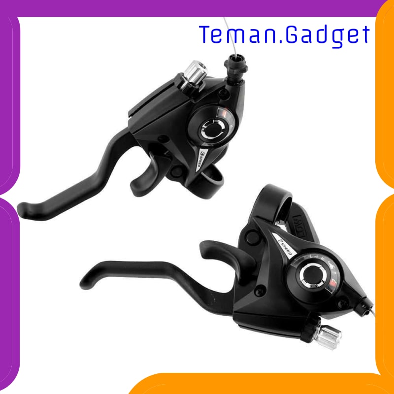 TG-IB689 SHIMONA SPEED SHIFTER HANDLE BRAKE REM SEPEDA 7 SPEED 2 PCS