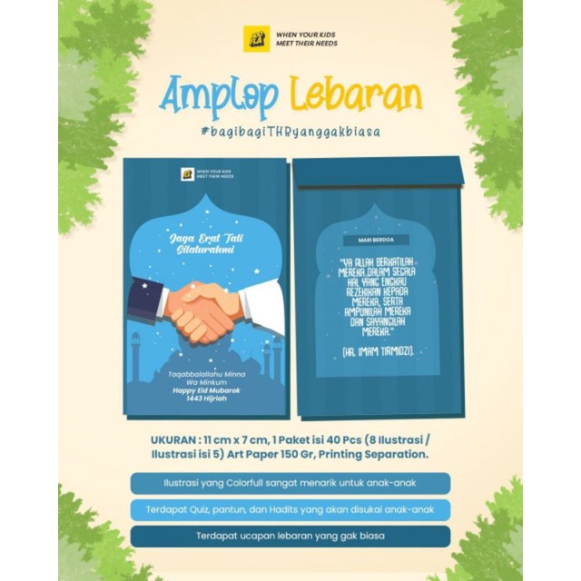 

Amplop Lebaran 2022 /Amplop THR /Amplop / Amplop Eid /Amplop hari raya