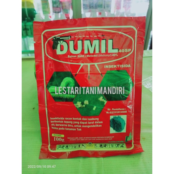 Insektisida DUMIL (Bahan aktif Metomil) kemasan 100 Gram