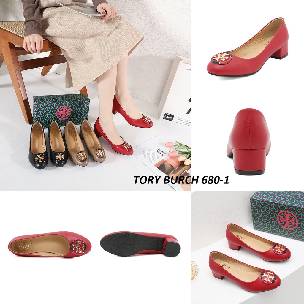 SEPATU WANITA HEELS PLATFORM SHOES KULIT 680-1