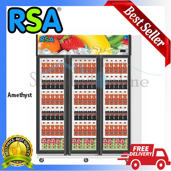 Showcase Cooler 3 Pintu RSA 1350 Liter - Amethyst - Garansi RSA