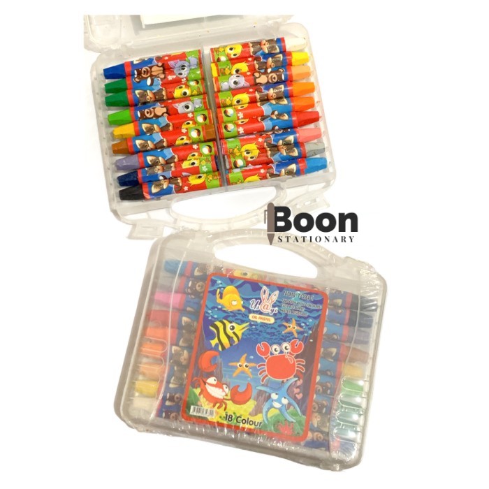 

Oil Pastel / Crayon Usagi 18 Warna 1 SET / Color Pencils Crayons
