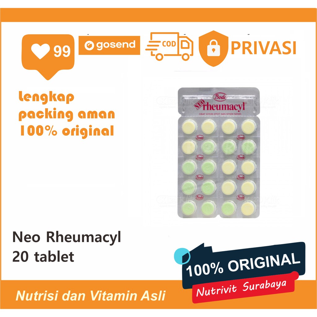 NEO RHEUMACYL isi 20 tablet