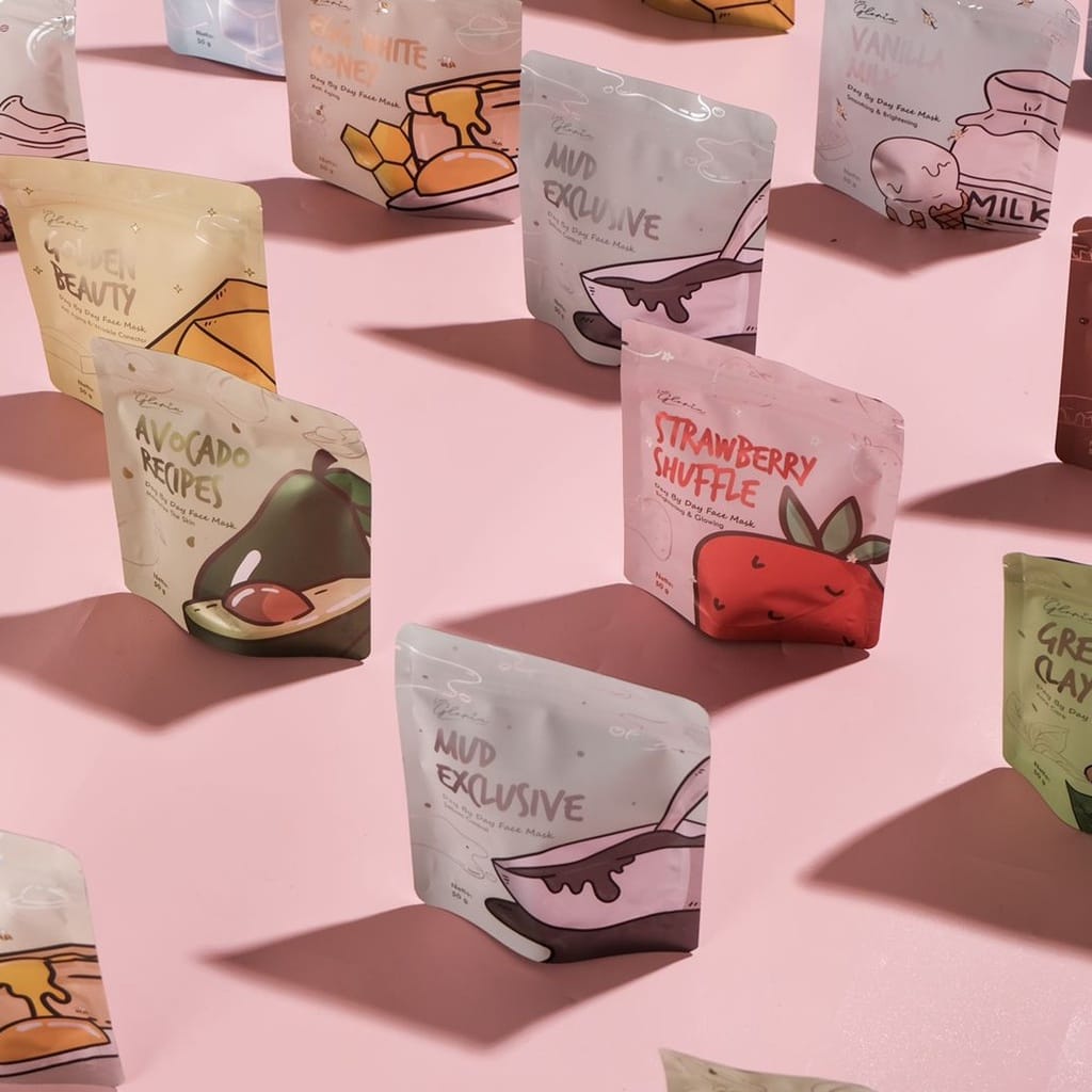 (BPOM) MASKER WAJAH BUBUK LEA GLORIA| MASKER ORGANIK