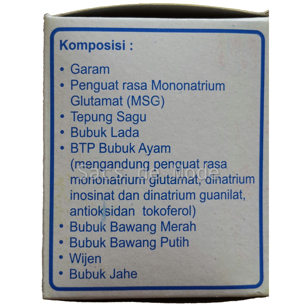 Bumbu Masak Cap Atoom Bulan / Atom Bulan (7gr x 20 Sachet)