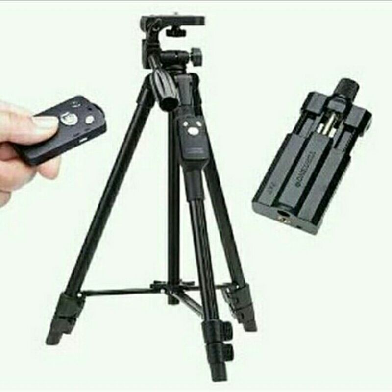 Jual Tripod Yunteng VCT 5208 tripod kamera handphone bluetooth dengan