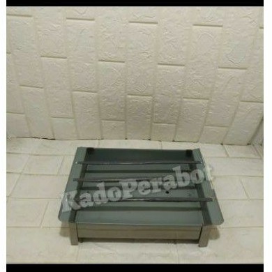 Bakaran sate 33x22cm - tempat arang bakar sate - tempat bakaran kotak