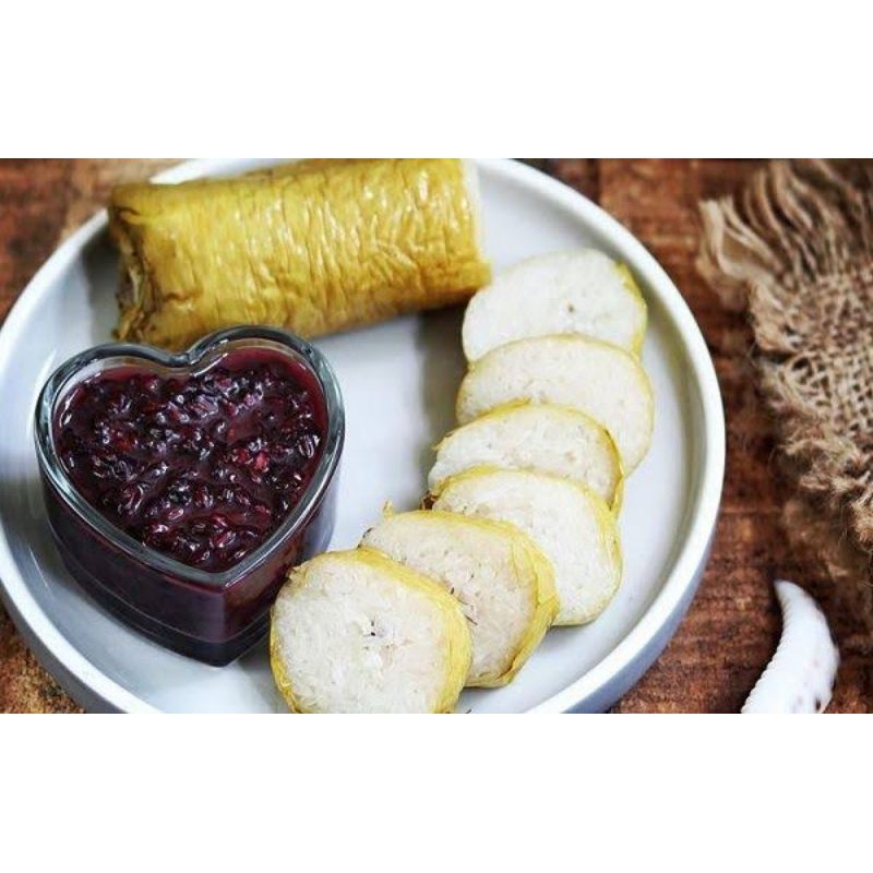 Lamang Tapai Lemeng Tapai ketan khas Minang / Kue lupis lopis Bugis Ketupat ketan -  Gracia OS