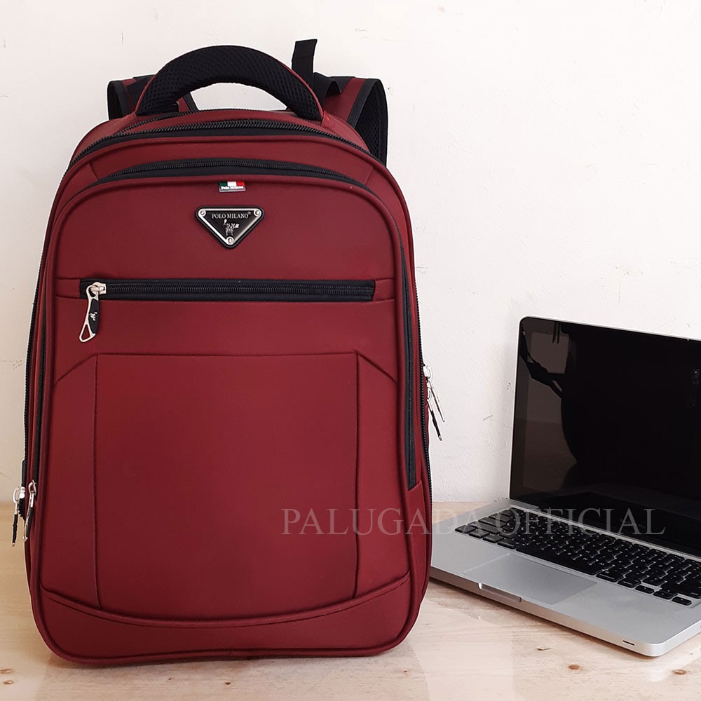 TAS LAPTOP POLO,88372 18 INCH . LAPTOP BESAR, BHAAN IMPORT 4 PILIHAN WARNA FREE SLOT USB N HANSFREE