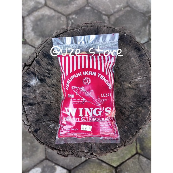 

Kerupuk Ikan Tengiri Wings Khas Cilacap 130gr